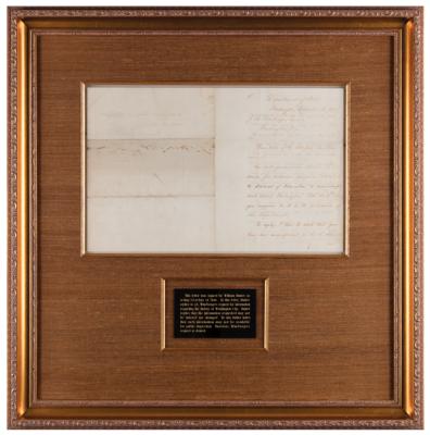 Lot #352 William Hunter Letter Signed on 
