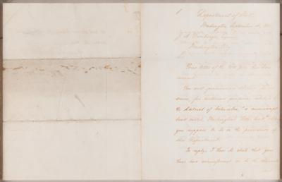 Lot #352 William Hunter Letter Signed on 