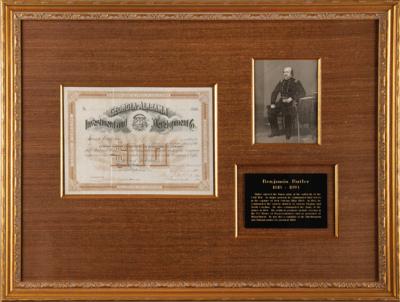 Lot #488 Benjamin Butler Document Signed - Image 1
