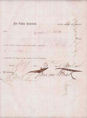 Lot #459 Spencer Trask Document Signed - Image 3