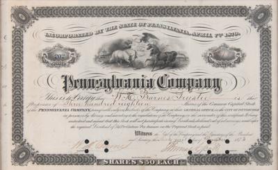 Lot #431 Thomas A. Scott Document Signed - Image 2