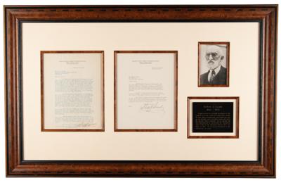 Lot #333 Heber J. Grant (2) Typed Letters Signed - Image 1