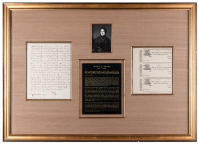 Lot #278 Nicholas Biddle Document Signed - Image 1