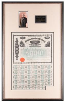 Lot #454 Samuel J. Tilden Document Signed - Image 1