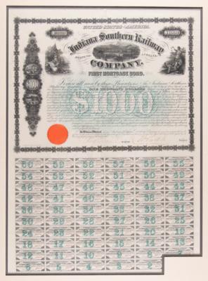 Lot #454 Samuel J. Tilden Document Signed - Image 2