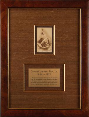 Lot #321 James Fisk, Jr. Carte-de-Visite Photograph - Image 1
