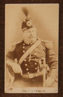 Lot #321 James Fisk, Jr. Carte-de-Visite Photograph - Image 2