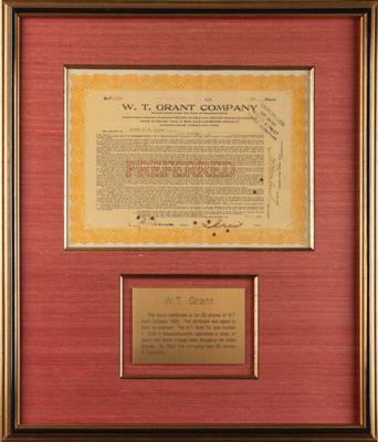 Lot #334 William Thomas Grant Document Signed - Image 1