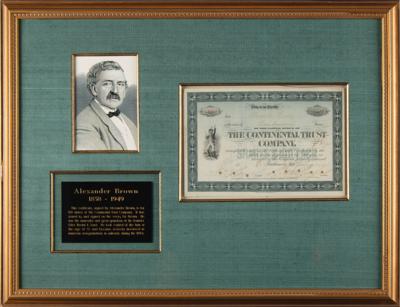 Lot #282 Alexander Brown Document Signed - Image 1