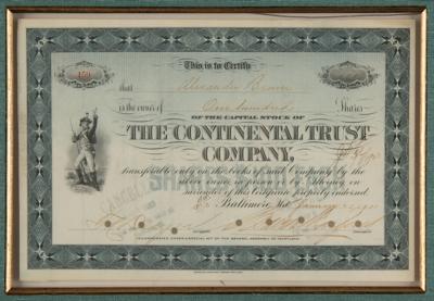 Lot #282 Alexander Brown Document Signed - Image 2