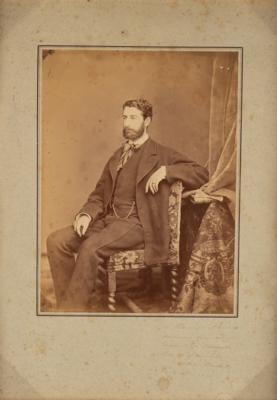 Lot #425 Louis Rothschild Signed Photograph - Image 2