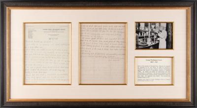 Lot #288 George Washington Carver Autograph Letter Signed - Image 1
