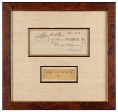Lot #434 Southern Steam Packet Receipt (1861) - Image 1
