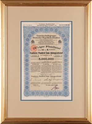 Lot #326 German Bond: Gemeinschaftsgruppe Deutscher Hypothekenbanken - Image 2