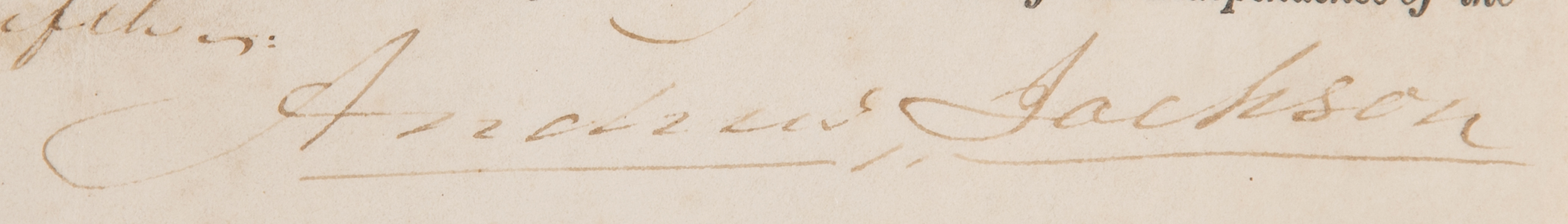 Lot #9 Andrew Jackson Document Signed as President - Image 3