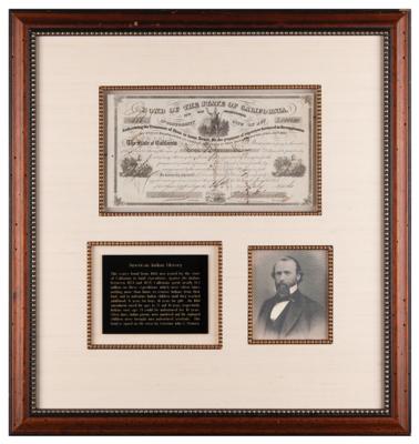 Lot #286 California: Bond for War Indebtedness, Funding 