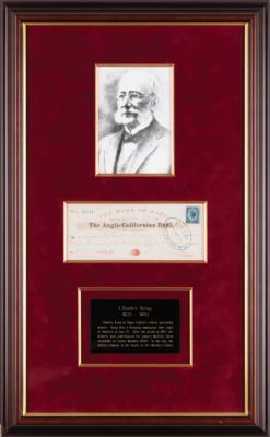 Lot #368 Charles Krug Signed Check - Image 1