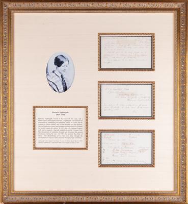 Lot #403 Florence Nightingale Autograph Letter Signed on Map of India - Image 1