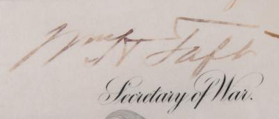 Lot #29 Theodore Roosevelt and William H. Taft Document Signed, Appointing a West Point Math Professor - Image 4