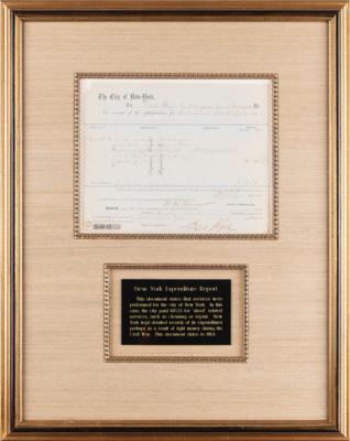 Lot #461 William M. 'Boss' Tweed Document Signed - Image 1