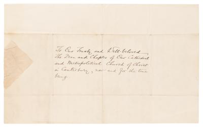 Lot #420 Queen Victoria Letter Signed - Image 3