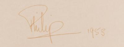 Lot #239 Queen Elizabeth II and Prince Philip (2) Oversized Signed Photographs - Image 6