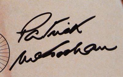 Lot #771 Patrick McGoohan Signed Poster - Image 2