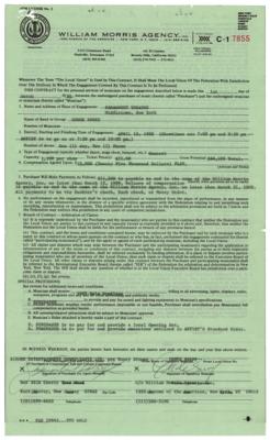 Lot #643 Chuck Berry Document Signed - Image 1