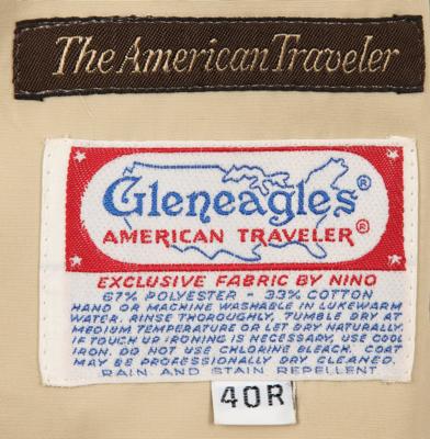 Lot #280 Joseph Bonanno Personally-Owned and -Worn Trench Coat, Flat Cap, and Handkerchief - Image 7