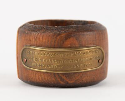 Lot #495 Horatio Nelson: HMS Victory Wooden Artifact Relic - Image 1