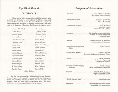 Lot #526 Neil Armstrong Signed Program - Image 2