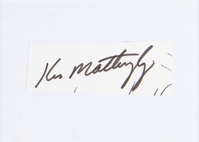 Lot #524 Apollo Command Module Pilots (6) Signatures - Image 6