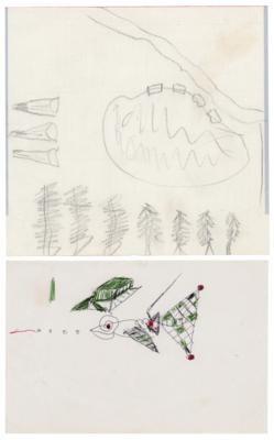 Lot #733 Marlon Brando Typed Letter Signed and (5) Original Sketches - From the Collection of His Business Manager - Image 4