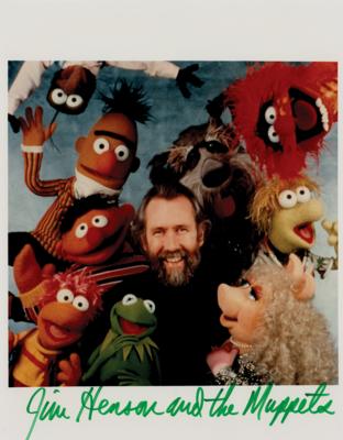 Lot #758 Jim Henson Signed Photograph