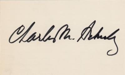Lot #570 Charles Schulz Signature