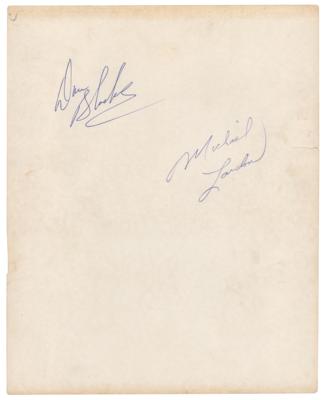 Lot #729 Bonanza: Michael Landon and Dan Blocker Signed Photograph - Image 2