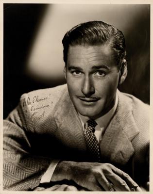 Lot #711 Errol Flynn Signed Photograph