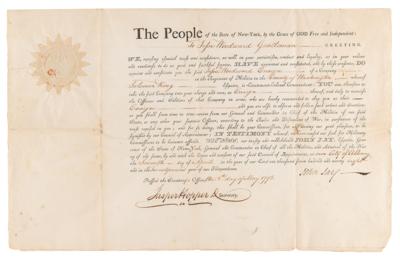Lot #224 John Jay Document Signed