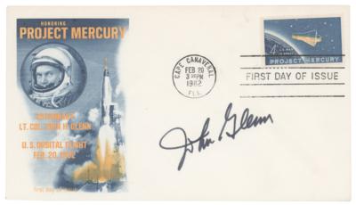 Lot #538 John Glenn Signed First Day Cover