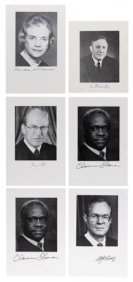 Lot #441 Supreme Court (6) Signed Photographs
