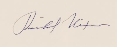 Lot #152 Richard Nixon Signed Halloween Card - Image 2