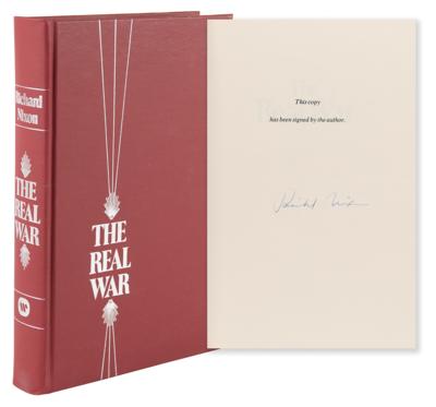 Lot #153 Richard Nixon Signed Book - The Real War - Image 1