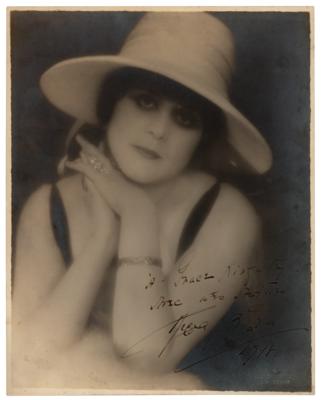 Lot #725 Theda Bara Signed Photograph