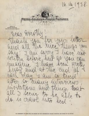 Lot #766 Hedy Lamarr Autograph Letter Signed - Image 1