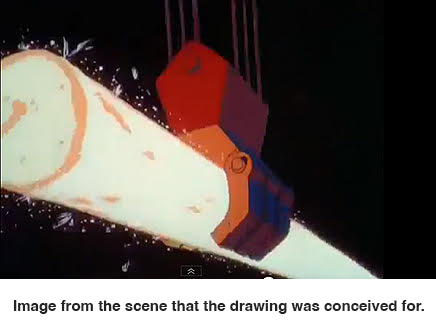 Lot #567 Walt Disney: American weapons factory storyboard drawing from The New Spirit - Image 4