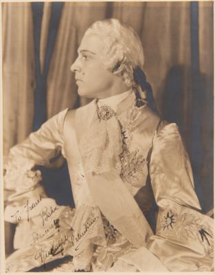 Lot #722 Rudolph Valentino Signed Photograph - Image 1