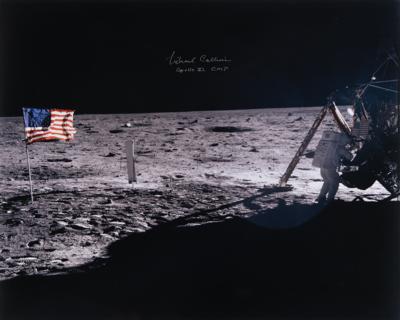 Lot #528 Michael Collins Signed Oversized Photograph - Image 1