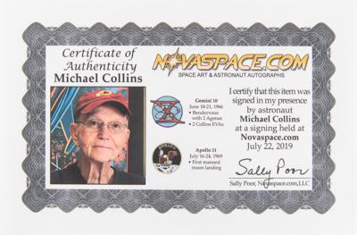 Lot #528 Michael Collins Signed Oversized Photograph - Image 3