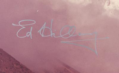 Lot #343 Edmund Hillary Signed Oversized Photograph of Mount Everest - Image 2