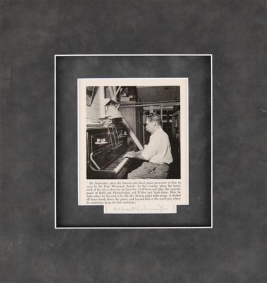 Lot #430 Albert Schweitzer Signed Photograph - Image 2